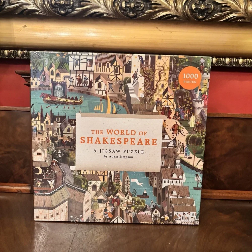 The World of Shakespeare 1000 Piece Jigsaw Puzzle Adam Simpson New Sealed - Picture 1 of 6